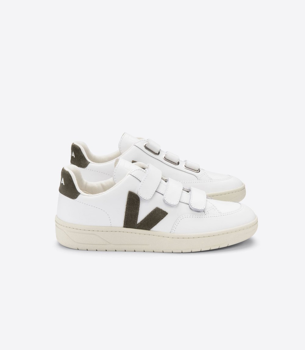 Veja Sneakers Dam - V-Lock Läder - Vita - 635284-BUT